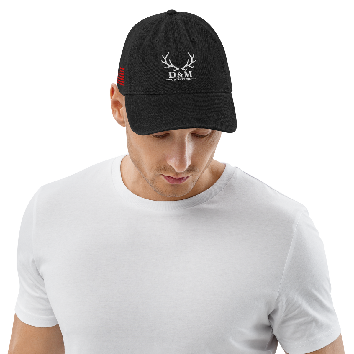 D&M Embroidered Denim Hat