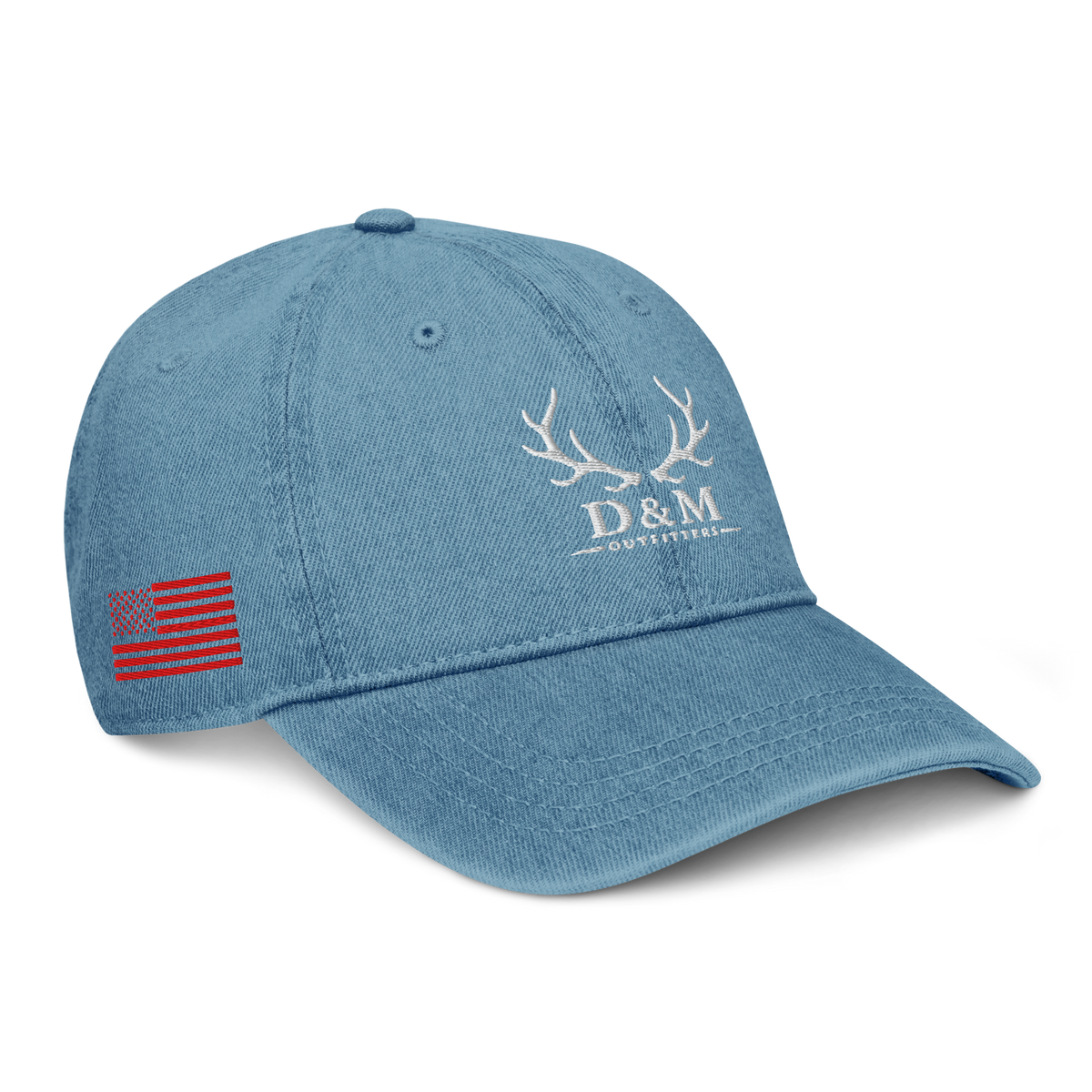 D&M Embroidered Denim Hat