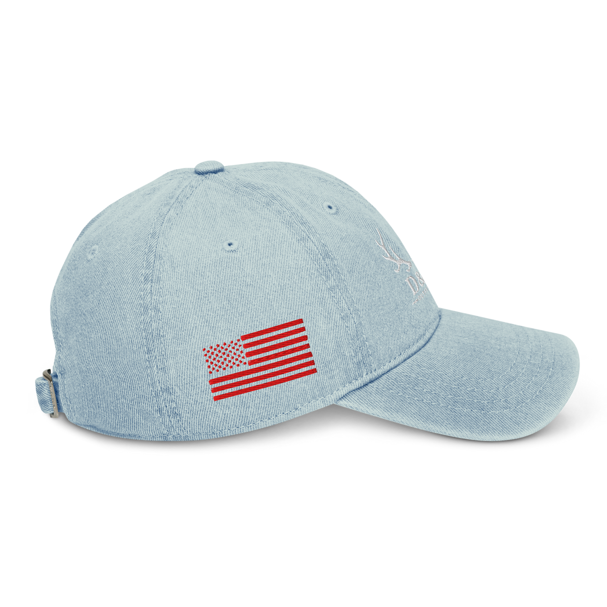 D&M Embroidered Denim Hat