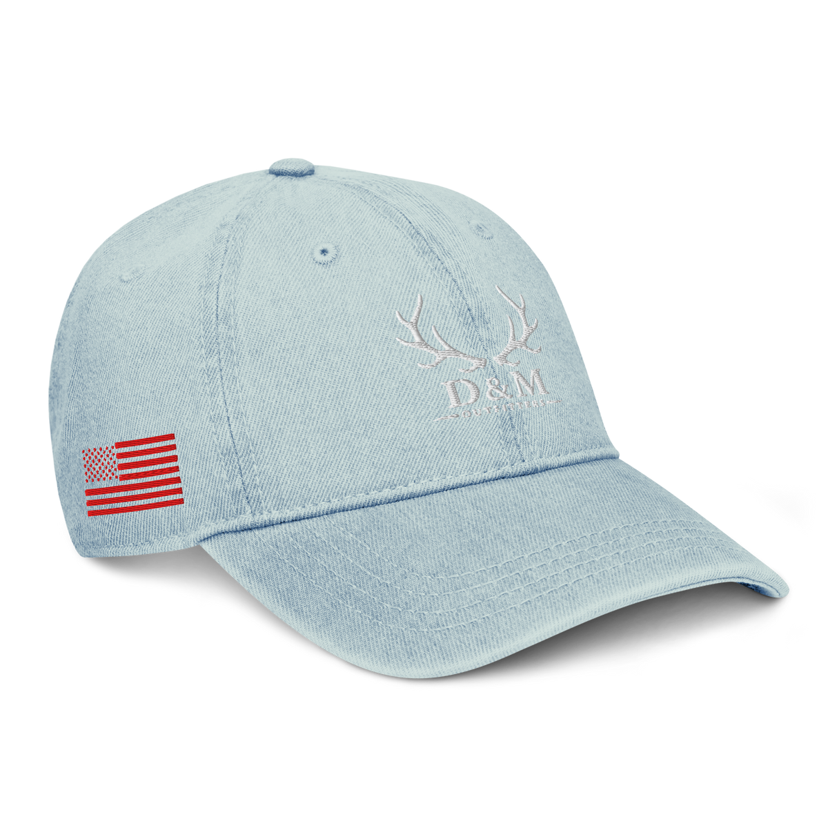 D&M Embroidered Denim Hat