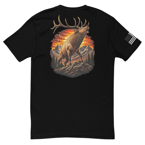Elk Szn Fitted Men’s Tee (Black)