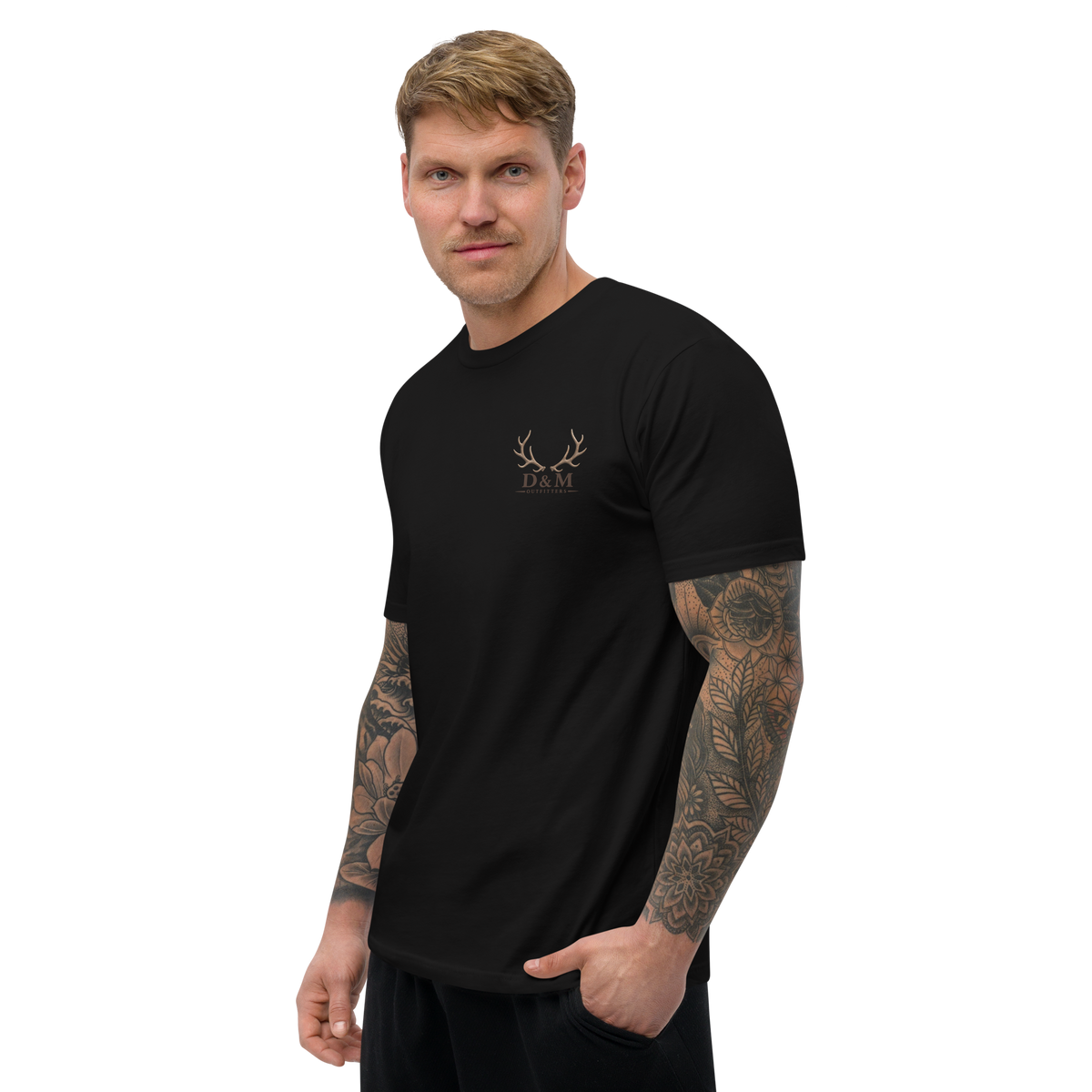 Elk Szn Fitted Men’s Tee (Black)