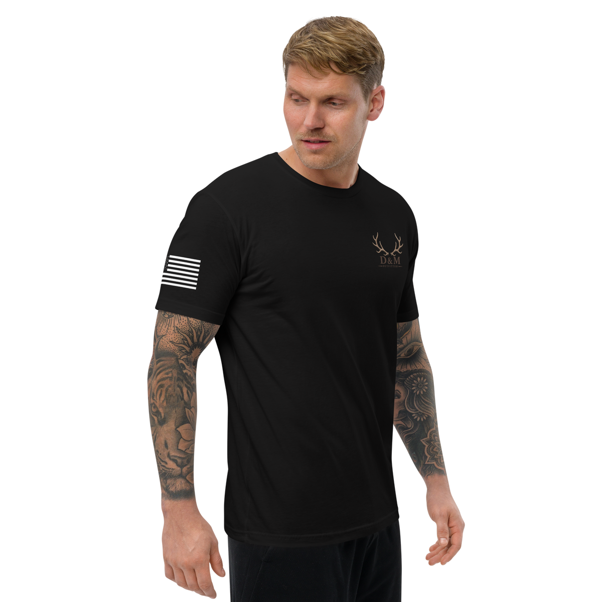 Elk Szn Fitted Men’s Tee (Black)