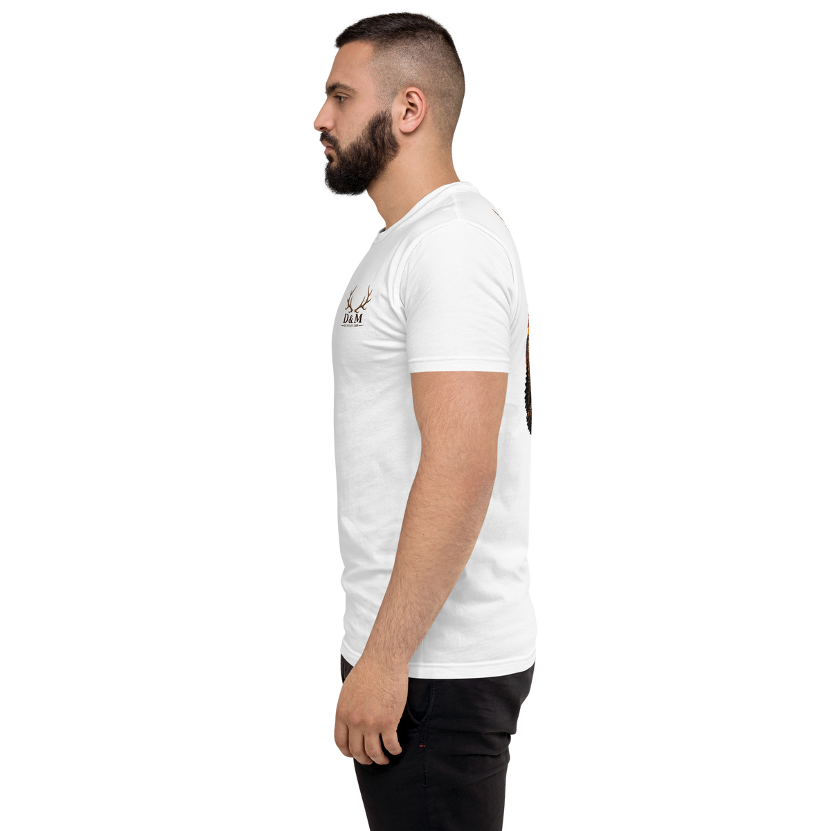 Elk Szn Fitted Men’s Tee (White)