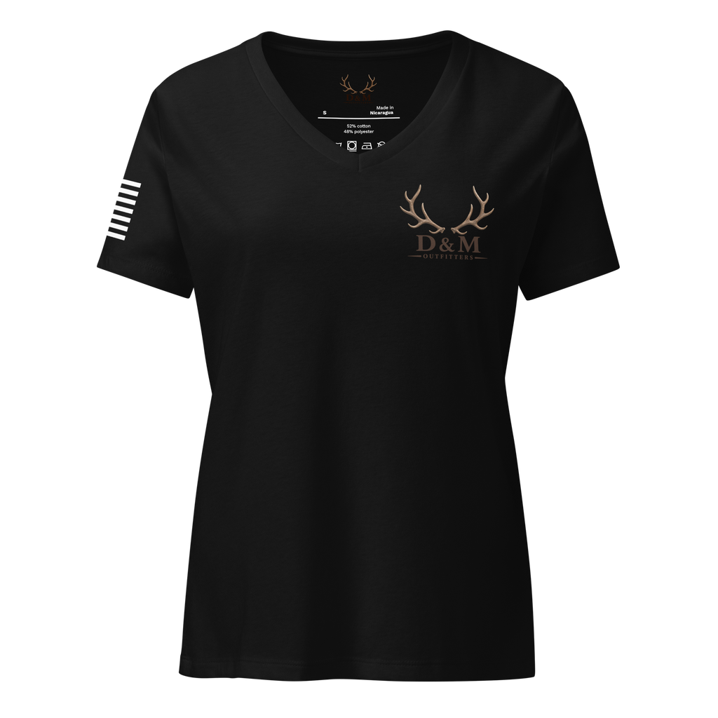 Elk Szn Womens VNeck (Black)