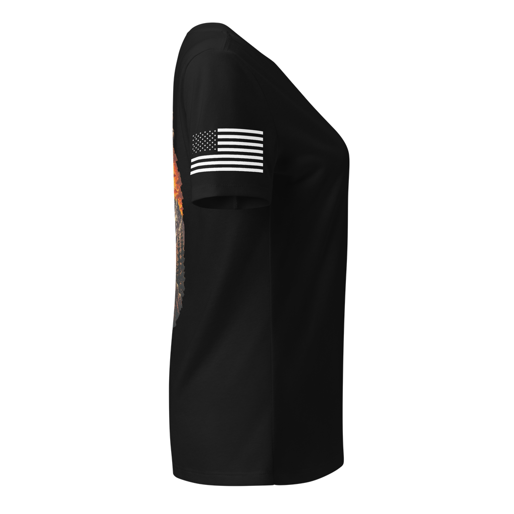Elk Szn Womens VNeck (Black)