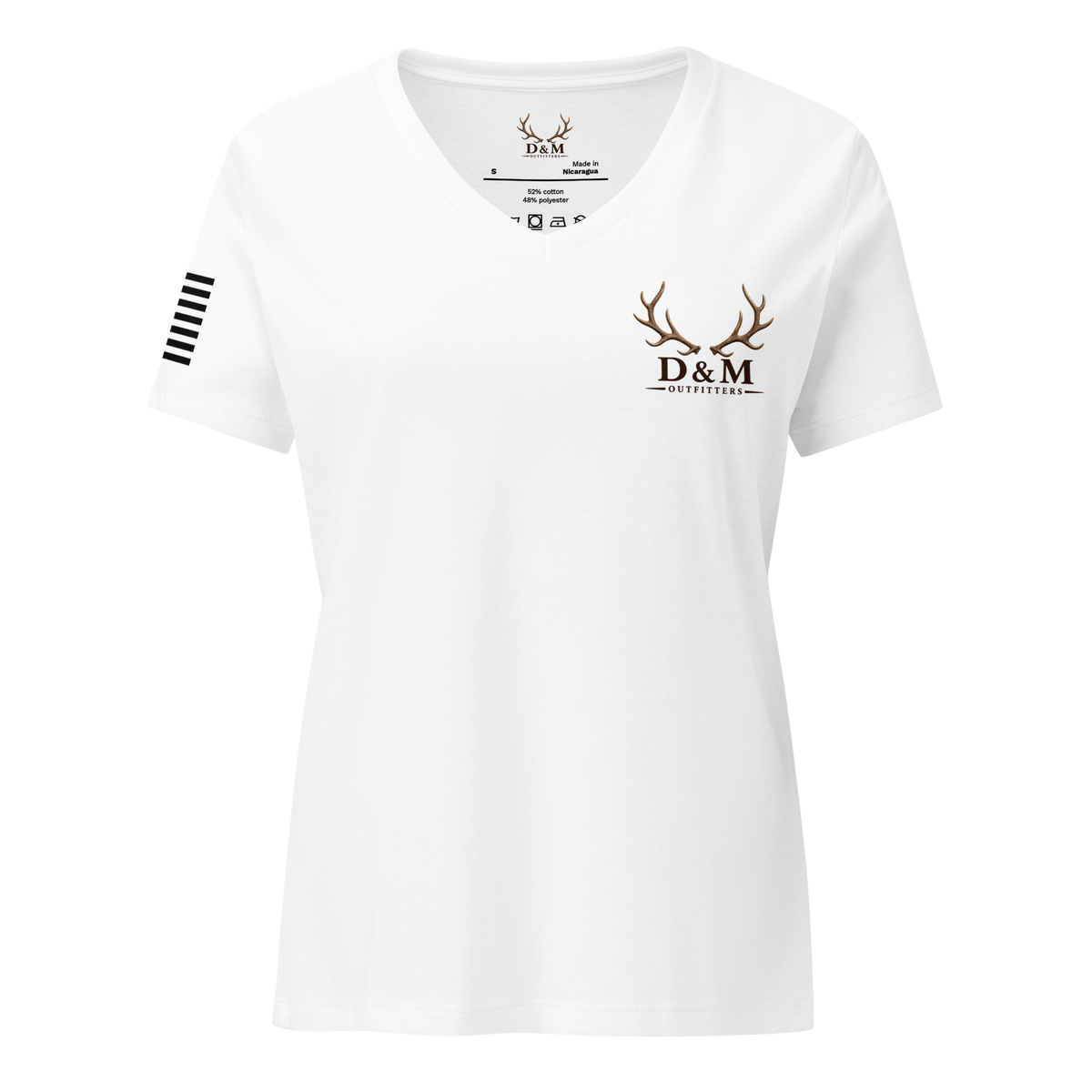 Elk Szn Womens VNeck (White)